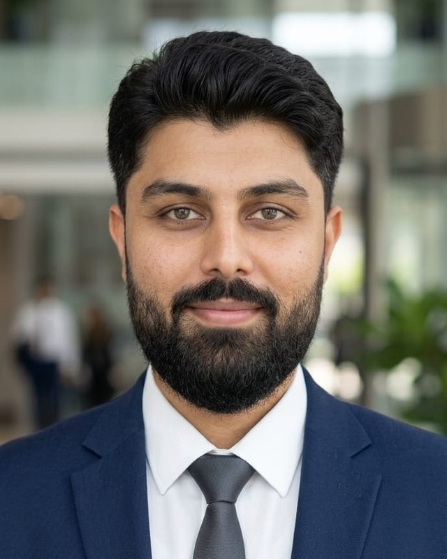 Portrait of Ahmed Asim, AA Deal Desk